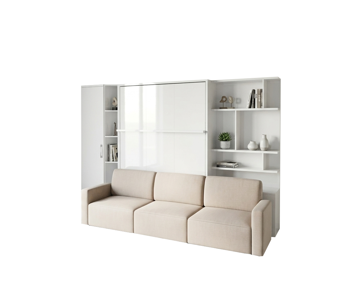 Wohnwand Set Royal mit Schrankbett und Sofa, 5-tlg. Wohnwand Set Royal mit Schrankbett und Sofa, 5-tlg.